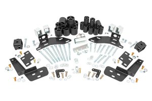 GMC K1500 Suspension Lift Kit - Front + Rear - Rough Country - Body Lift w/Bump Brckt | 3